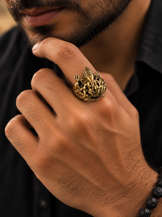 Gannu Bappa Men's Ring
