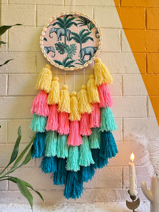 Jungle World Tasseled Dreamcatcher