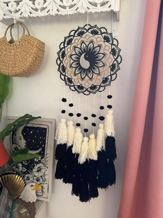 Yin Yang Tassel Dreamcatcher