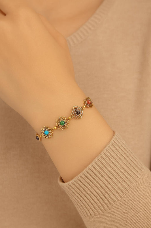 7 Chakra Healing Stone Bracelet