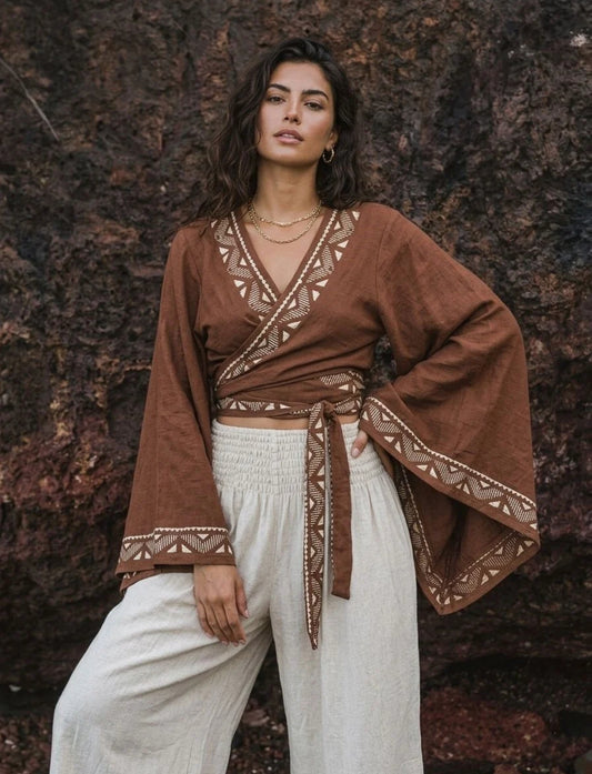 Iwakuni Wrap Top