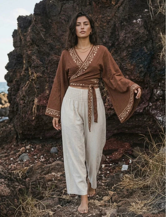 Iwakuni Wrap Top