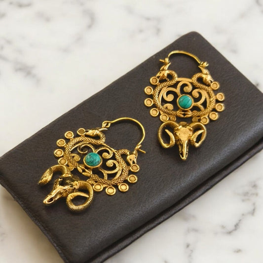 Unicorn Skull Earring