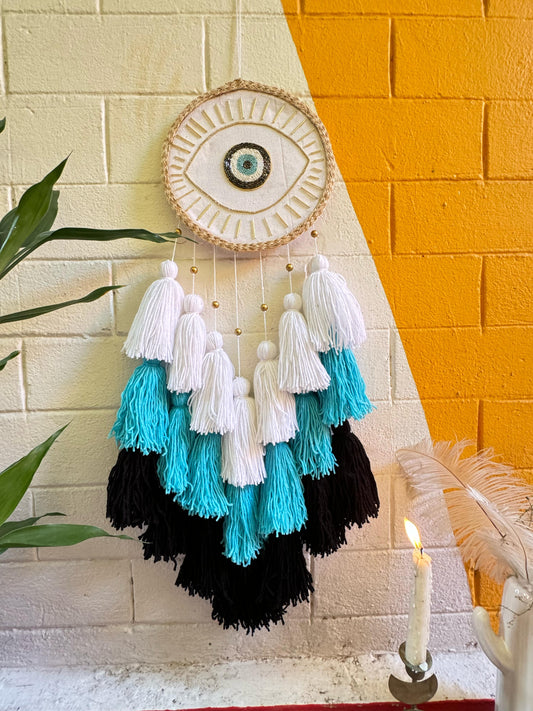 All Eyed Tasseled Dreamcatcher