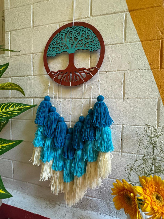 Tree of Life Tasseled Dreamcatcher