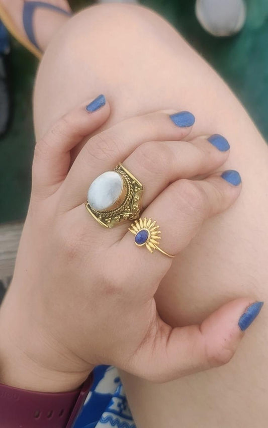 Muse Moonstone Ring