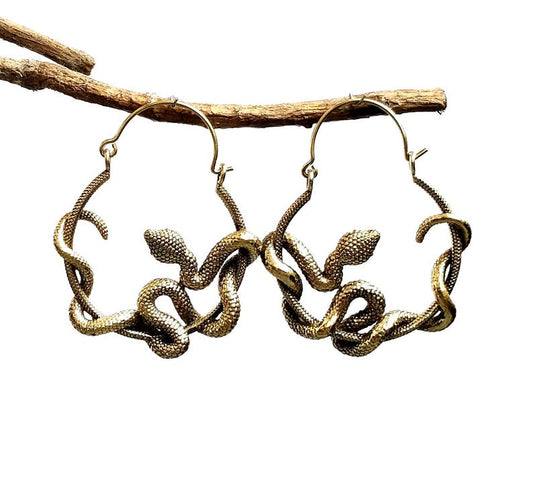 Celtic Snake Earrings