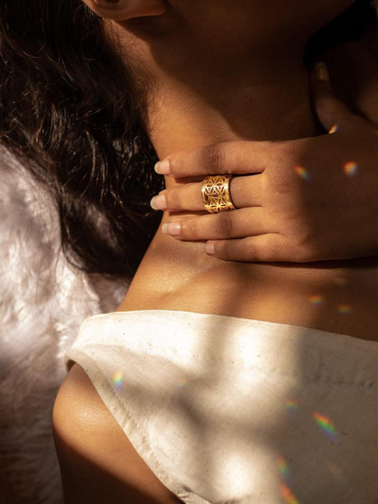 Flower of Life Ring