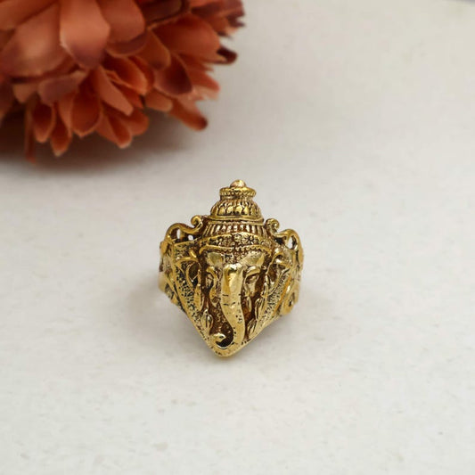 Ganesh Statement Ring