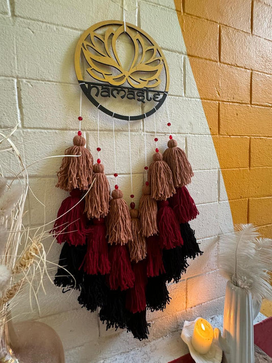 Namaste Tasseled Dreamcatcher