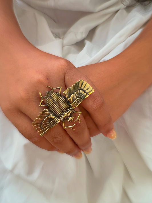 Moth Adjustable Ring