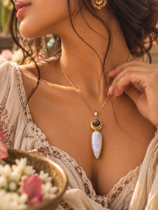 Moonlit Drop Necklace