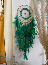 Load image into Gallery viewer, Ruby Evil Eye Dreamcatcher
