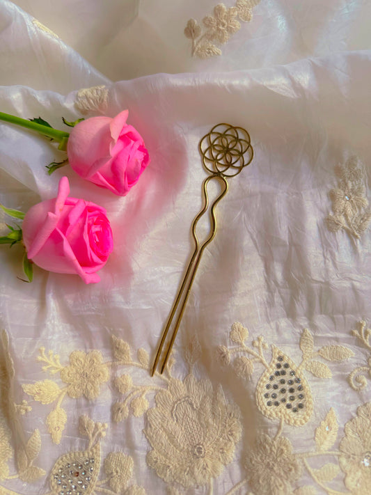 Flower of Life Hair Stick