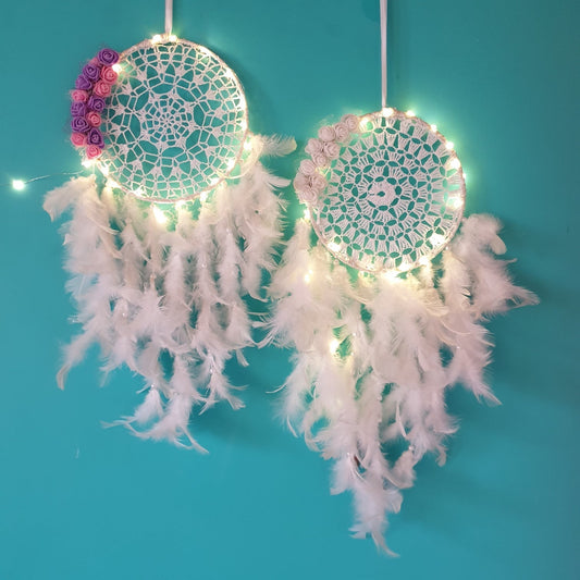 Crochet White Dreamcatcher