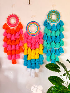 Bubblegum Tassel Dreamcatcher