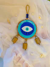 Load image into Gallery viewer, Evil Eye Wooden Chime
