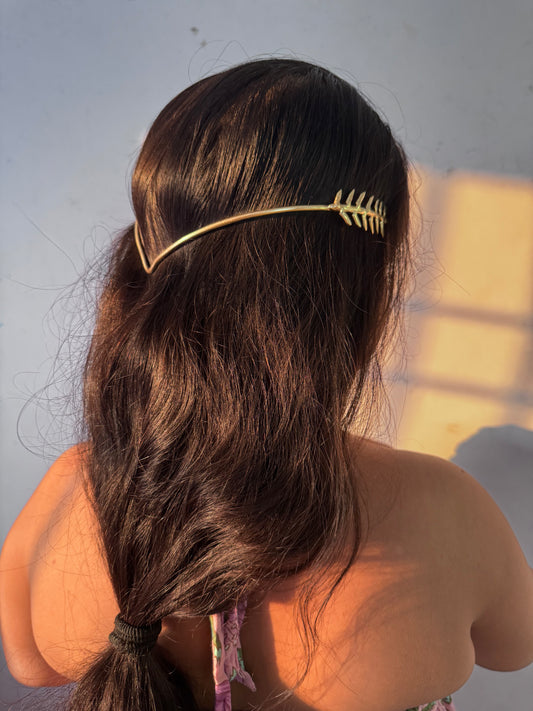 Vee With Fern Hair Crown