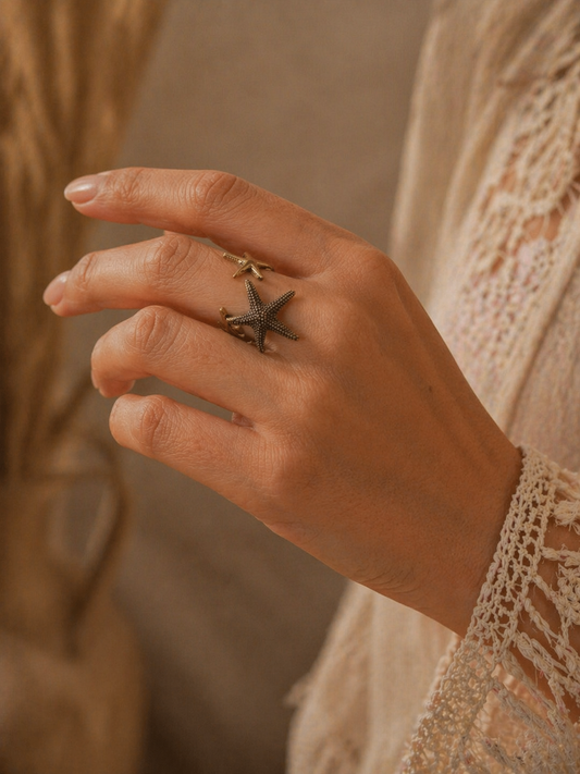 Starfish Coil Ring