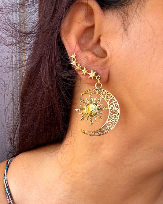 Celestial Harmony SlipOn Earrings