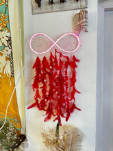 Load image into Gallery viewer, Infinity Red LED Dreamcatcher
