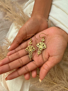 Unalome Spirit Guide Earrings