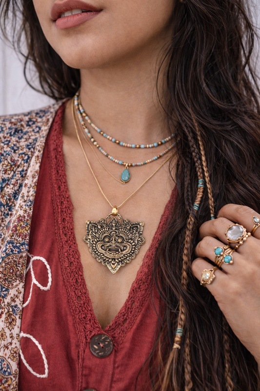 Kala Mask Necklace