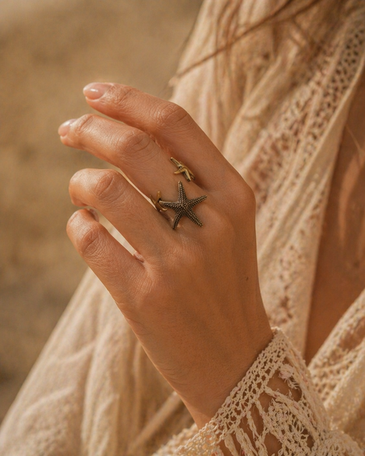 Starfish Coil Ring
