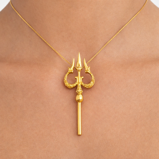 Trishul Pendant with chain