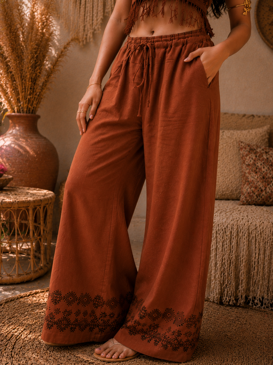 Terracotta Escape Boho Co-ord Set