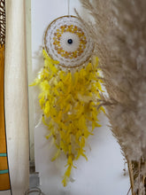 Load image into Gallery viewer, Daffodil Evil Eye Dreamcatcher
