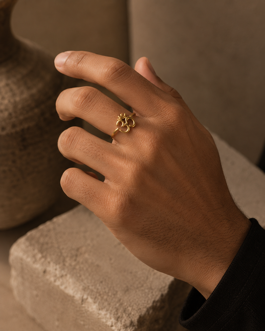Trinetra Om Ring