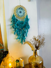 Load image into Gallery viewer, Turquoise Healing Dreamcatcher
