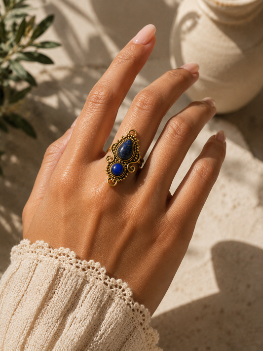 Lapis Nomad Ring