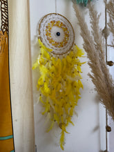 Load image into Gallery viewer, Daffodil Evil Eye Dreamcatcher
