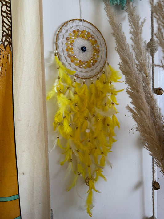 Daffodil Evil Eye Dreamcatcher