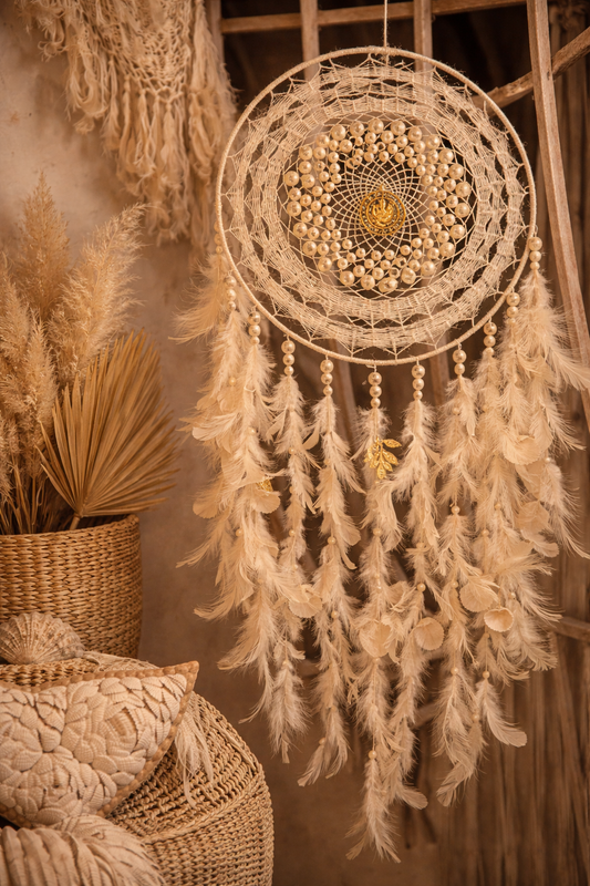 White Love Dreamcatcher