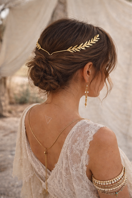 Vee With Fern Hair Crown