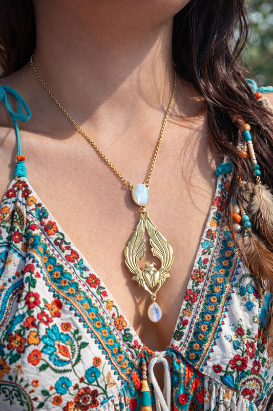 The Winged Oracle Necklace