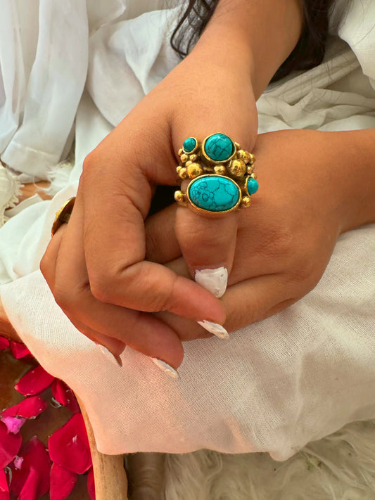 Turquoise Majesty Ring