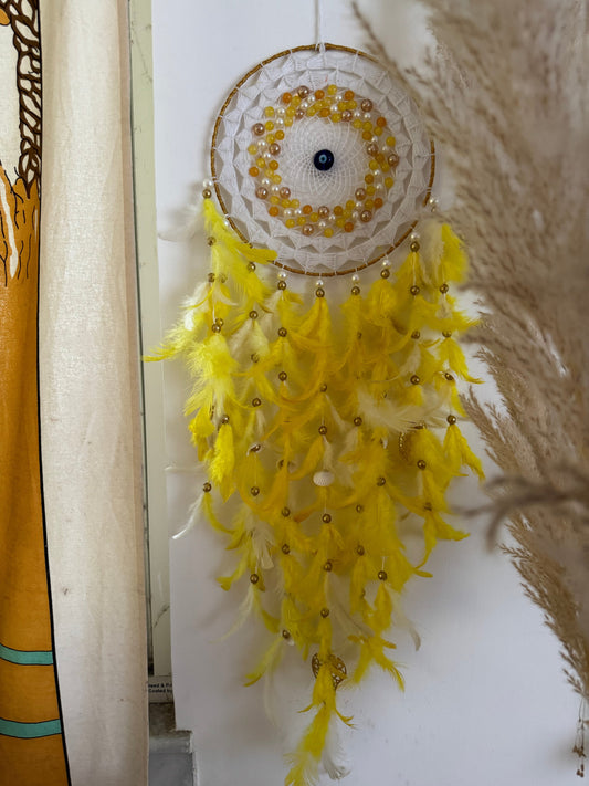 Daffodil Evil Eye Dreamcatcher