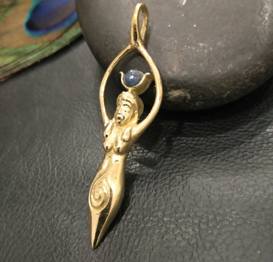 Fertility Goddess Pendant with Chain