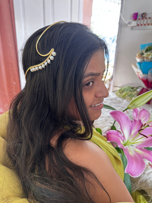 Pearl Wave Goddess Crown