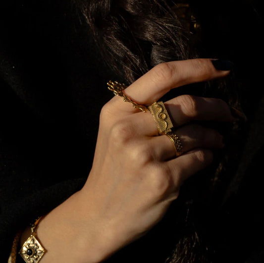 Serpentine Embrace Ring