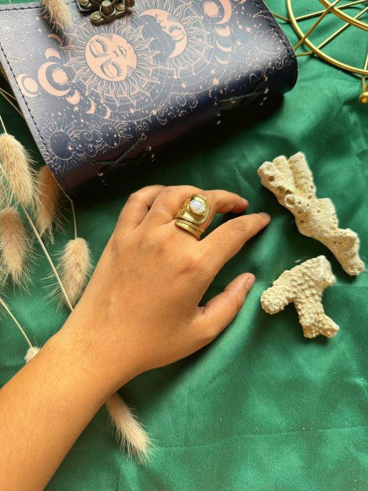 Wrap Moonstone Ring