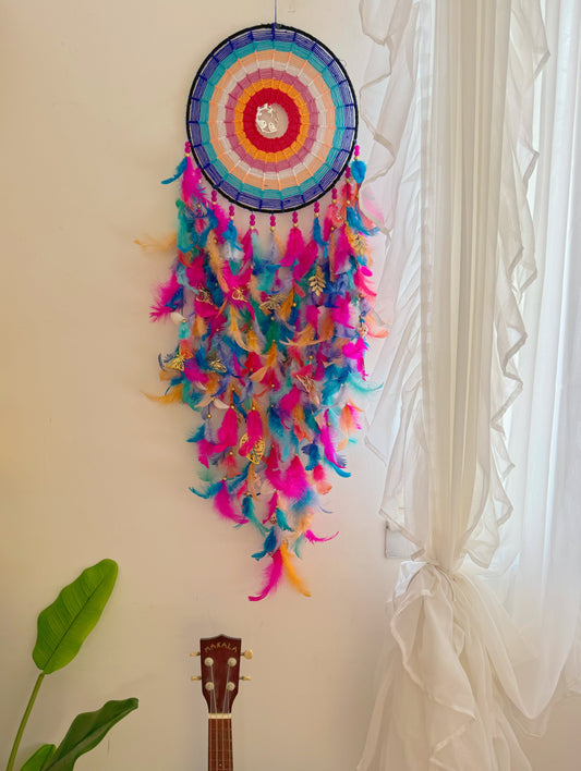 Love Birds Cobwebbed Dreamcatcher