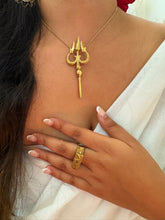 Load image into Gallery viewer, Trishul Pendant with chain
