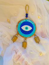 Load image into Gallery viewer, Evil Eye Wooden Chime
