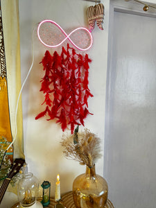 Infinity Red LED Dreamcatcher