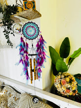 Load image into Gallery viewer, Twilight Omm Windchime Dreamcatcher

